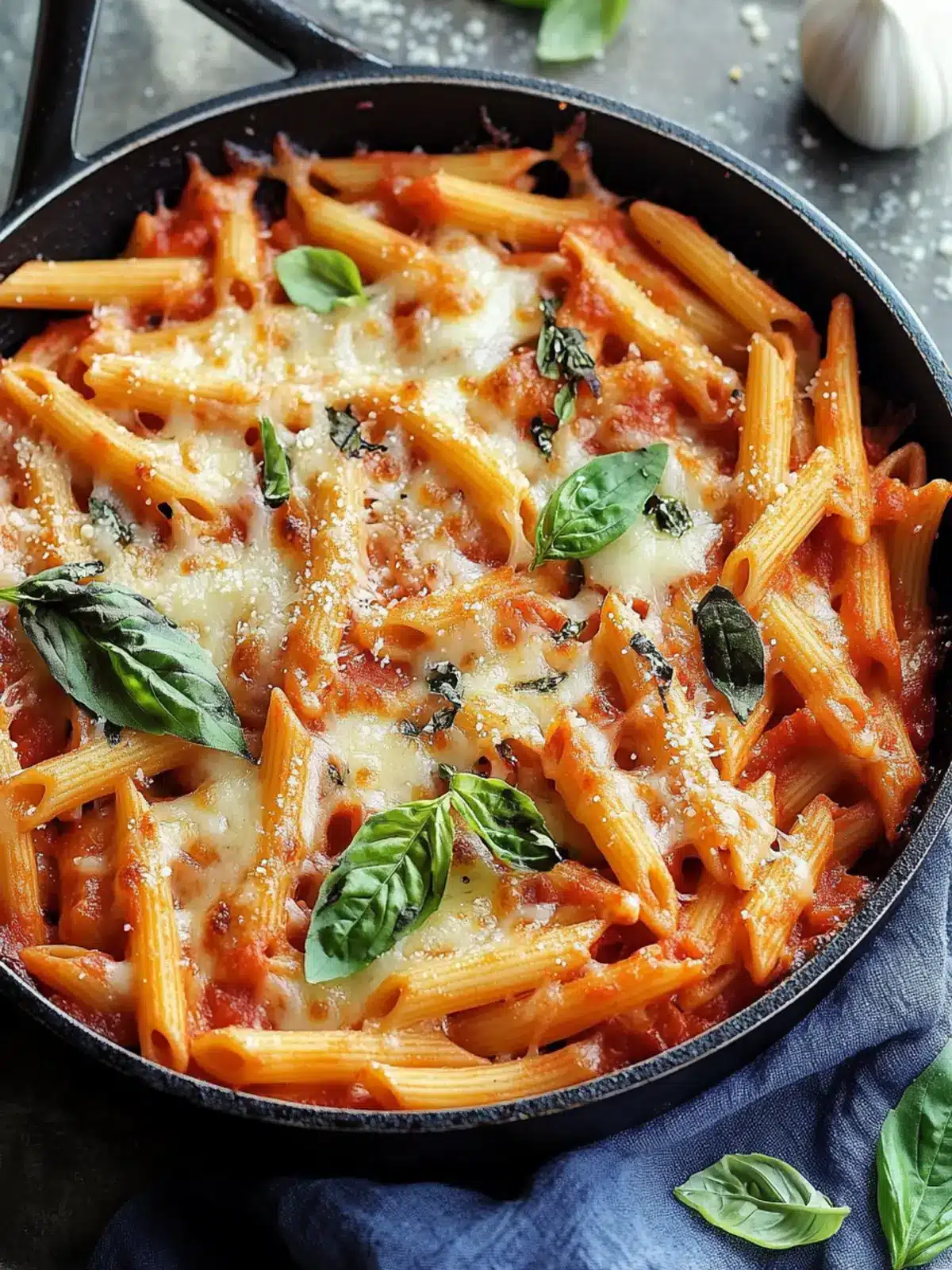 Skillet Pizza Penne: Your Easy, Cheesy Dinner Dream! 2 Skillet Pizza Penne: Your Easy, Cheesy Dinner Delight