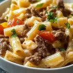 Creamy Philly Cheesesteak Pasta That Everyone Will Love 7 Philly Cheesesteak Pasta