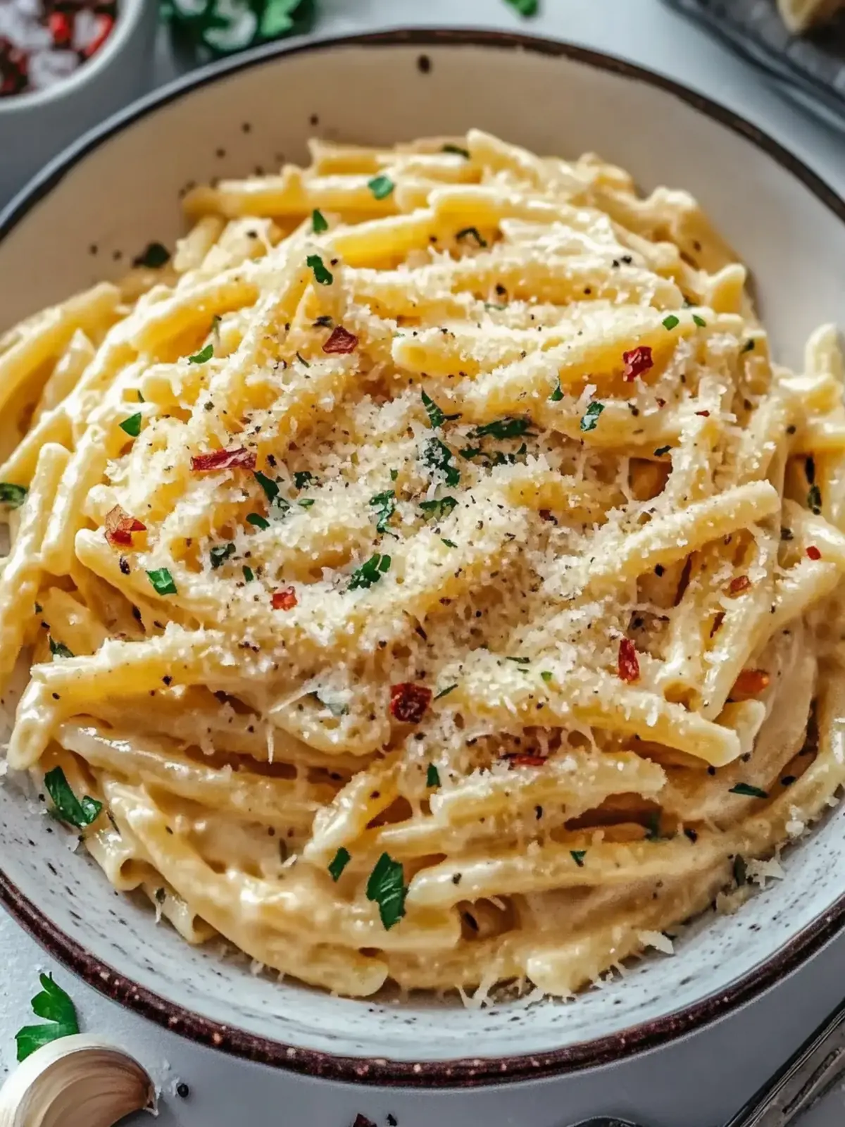 One Pot Creamy Garlic Pasta Everyone Will Love 3 One Pot Creamy Garlic Pasta