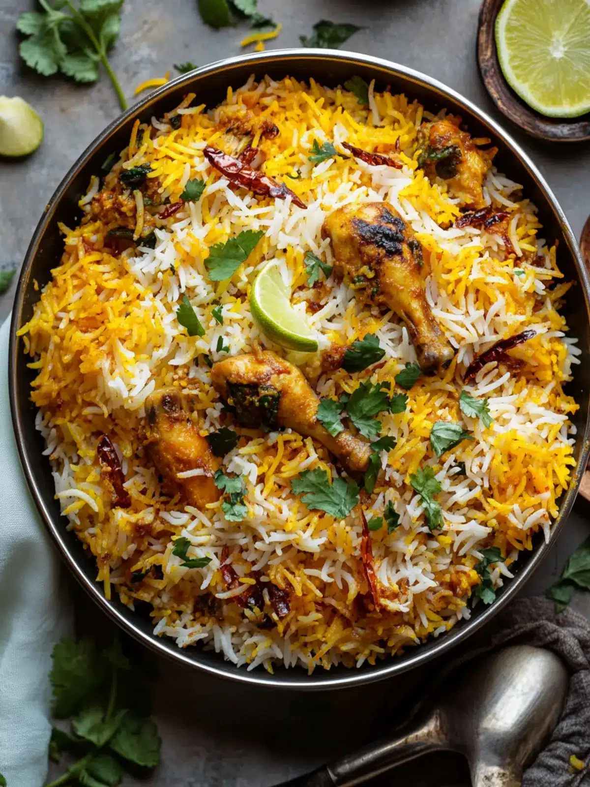 Layered Spicy Chicken Biryani: A Comforting Family Favorite 4 Layered Spicy Chicken Biryani
