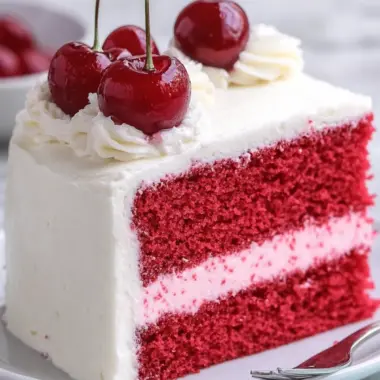 Very Cherry Cake with Vanilla Buttercream You'll Love to Share 9 Very Cherry Cake with Vanilla Buttercream