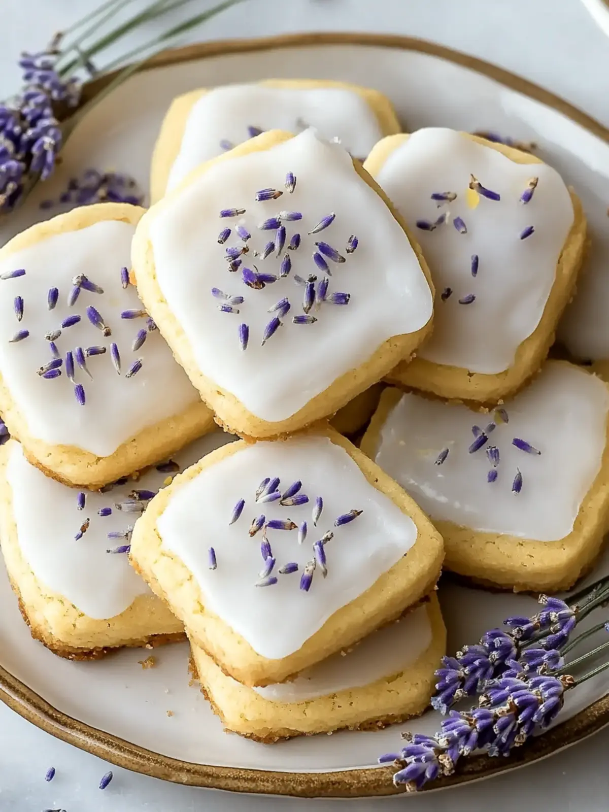 Iced Lemon Lavender Shortbread Cookies for Blissful Moments 4 Iced Lemon Lavender Shortbread Cookies for a Blissful Treat