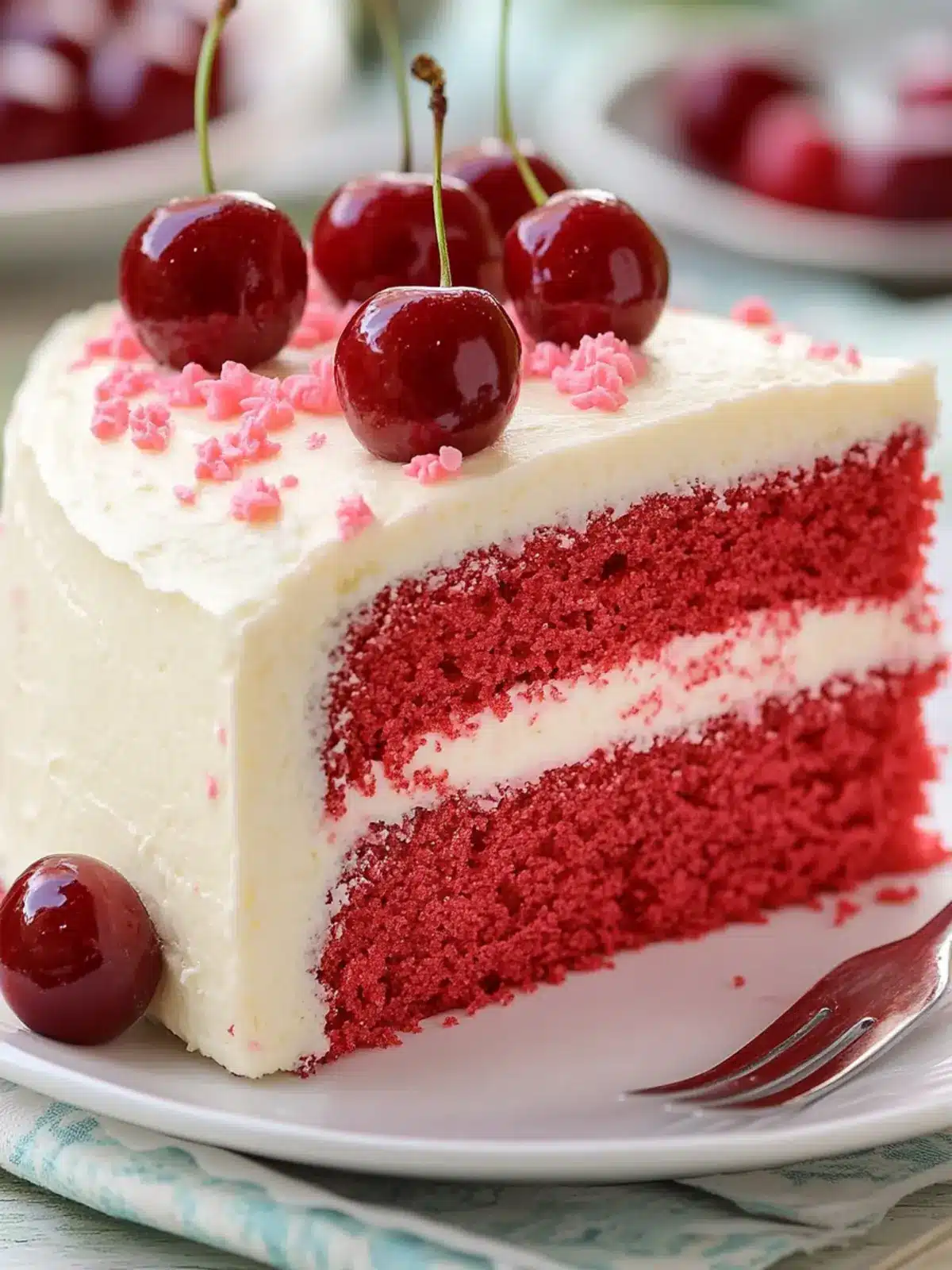 Very Cherry Cake with Vanilla Buttercream You'll Love to Share 2 Very Cherry Cake with Vanilla Buttercream