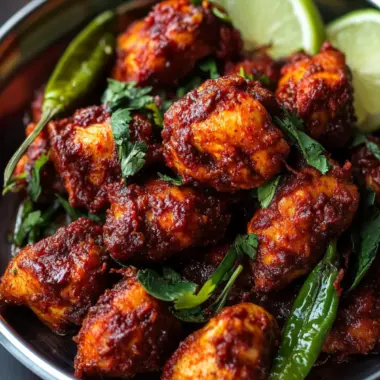 Savory Chicken 65: Authentic South Indian Fry Recipe 9 Chicken 65 (South Indian Restaurant-Style Recipe)