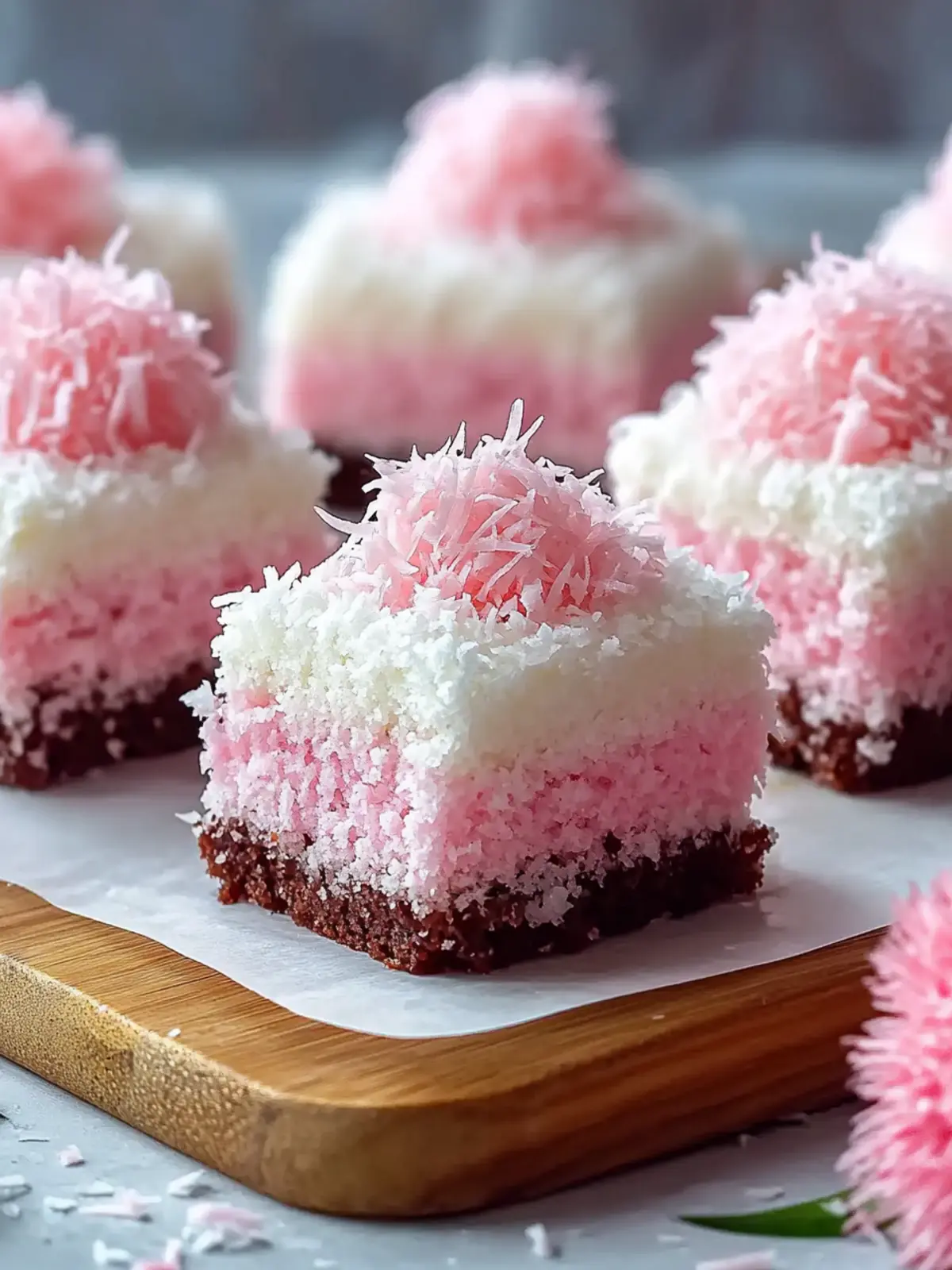 Pink Coconut Snowball Cake Bars: A Fun Twist on Classics 2 Pink Coconut Snowball Cake Bars