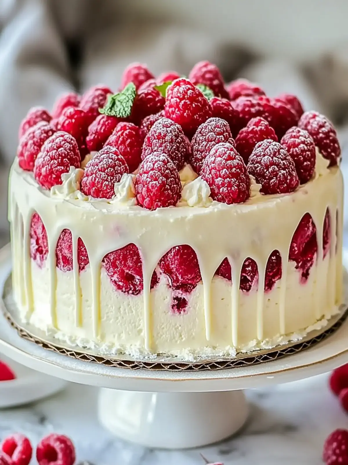 White Chocolate Raspberry Dream Cake for Unforgettable Celebrations 5 White Chocolate Raspberry Dream Cake