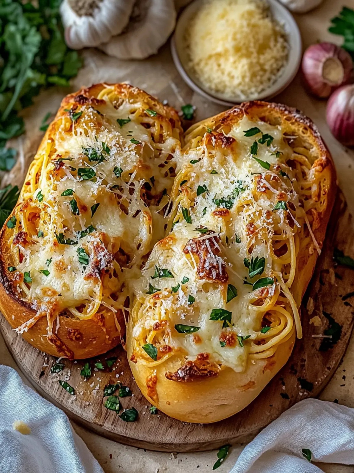 Spaghetti Garlic Bread: A Flavorful Twist on Comfort Food 3 Spaghetti Garlic Bread