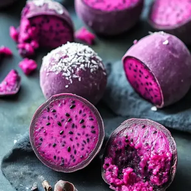 Dark Chocolate Dragon Fruit Coconut Treats: Guilt-Free Bliss 10 Dark Chocolate Dragon Fruit Coconut Treats