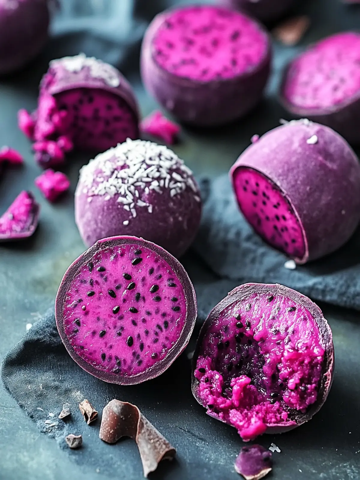 Dark Chocolate Dragon Fruit Coconut Treats: Guilt-Free Bliss 5 Dark Chocolate Dragon Fruit Coconut Treats
