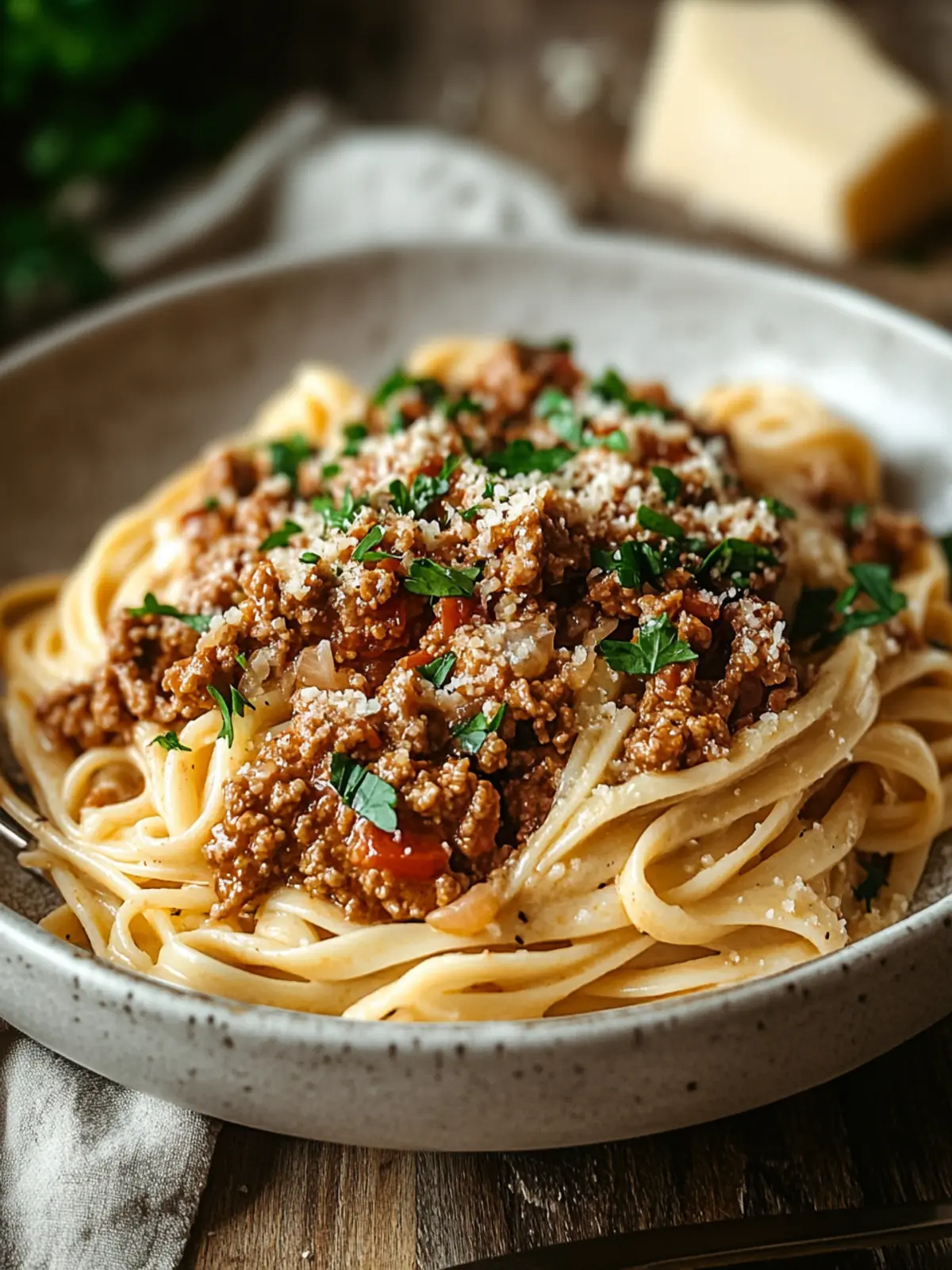 Creamy White Bolognese Sauce for Comforting Dinners 4 White Bolognese Sauce