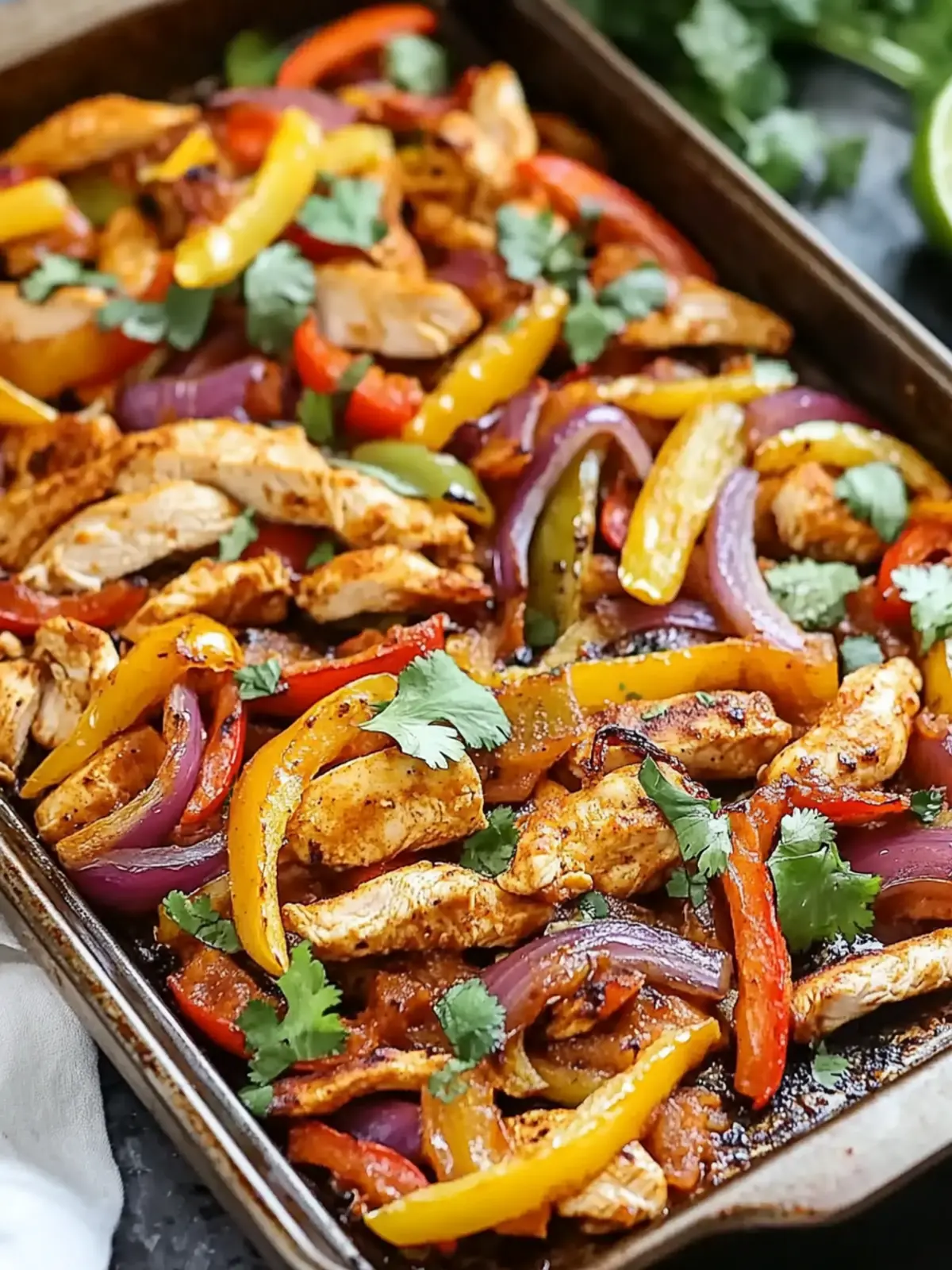 Easy Sheet Pan Chicken Fajitas Ready in 30 Minutes for Busy Nights 3 Easy Sheet Pan Chicken Fajitas (Ready in 30 Minutes!)