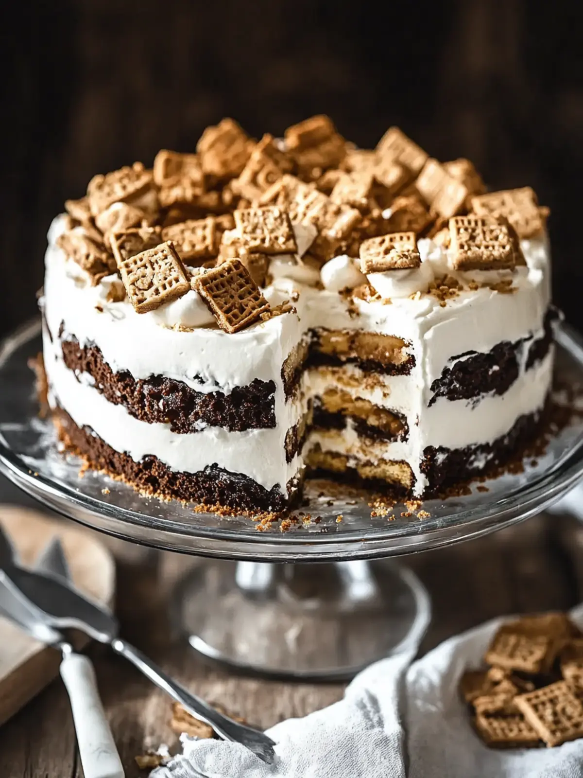 Decadent S’Mores Icebox Cake for Effortless Entertaining 2 S’Mores Icebox Cake