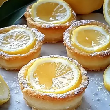 Delicious Baby Lemon Impossible Pies: Easy Mini Desserts 9 Baby Lemon Impossible Pies