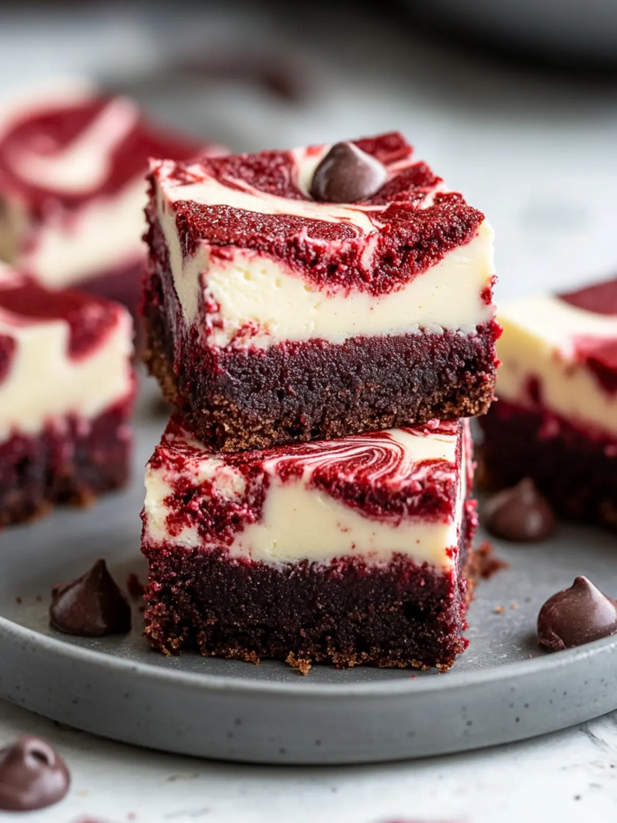 Melt-in-Your-Mouth Red Velvet Cheesecake Brownies Delight 4 Red Velvet Cheesecake Brownies