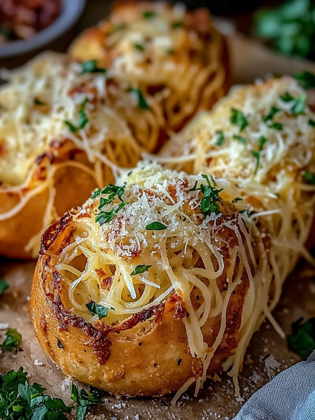 Spaghetti Garlic Bread: Comfort Food You Can't Resist 2 Spaghetti Garlic Bread