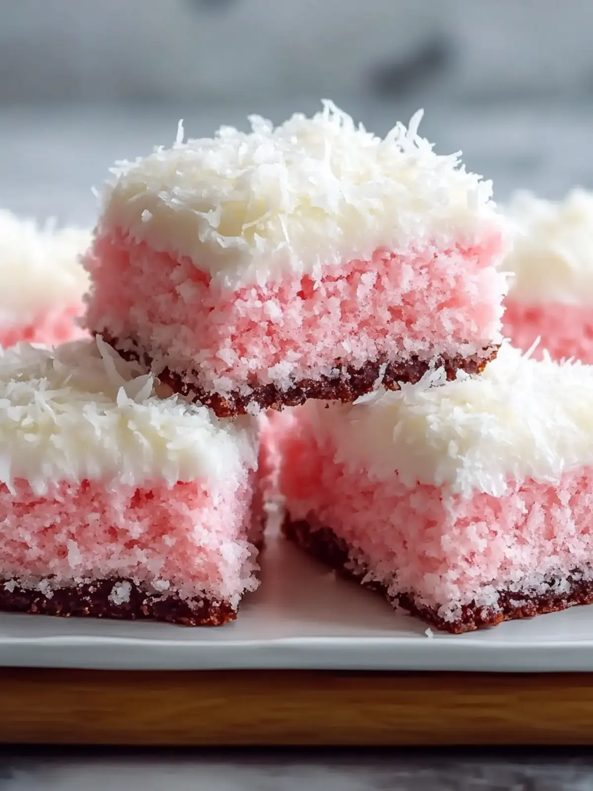 Pink Coconut Snowball Cake Bars: A Fun Twist on Classics 4 Pink Coconut Snowball Cake Bars