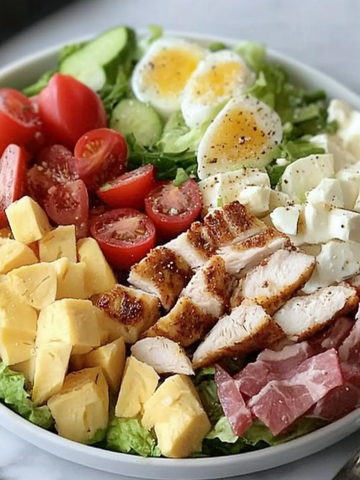 Delicious Air Fryer Brown Derby Cobb Salad Ready in Minutes 4 Air Fryer Brown Derby Cobb Salad