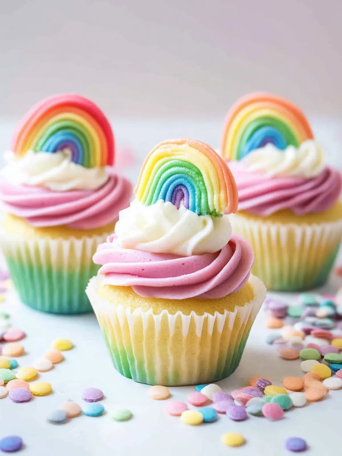 Make These Adorable Rainbow Cupcakes Super Quick and Fun! 4 Make These Adorable Rainbow Cupcakes Super Quick!
