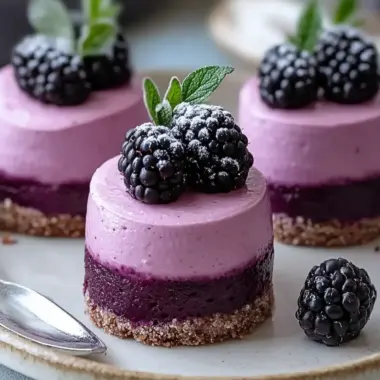 Mini Blackberry Mousse Cakes: Your New Favorite Elegant Treat 9 Mini Blackberry Mousse Cakes