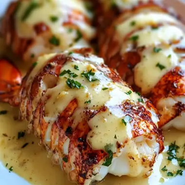 Indulgent Creamy Garlic Butter Lobster Tails for Home Chefs 9 Creamy Garlic Butter Lobster Tails