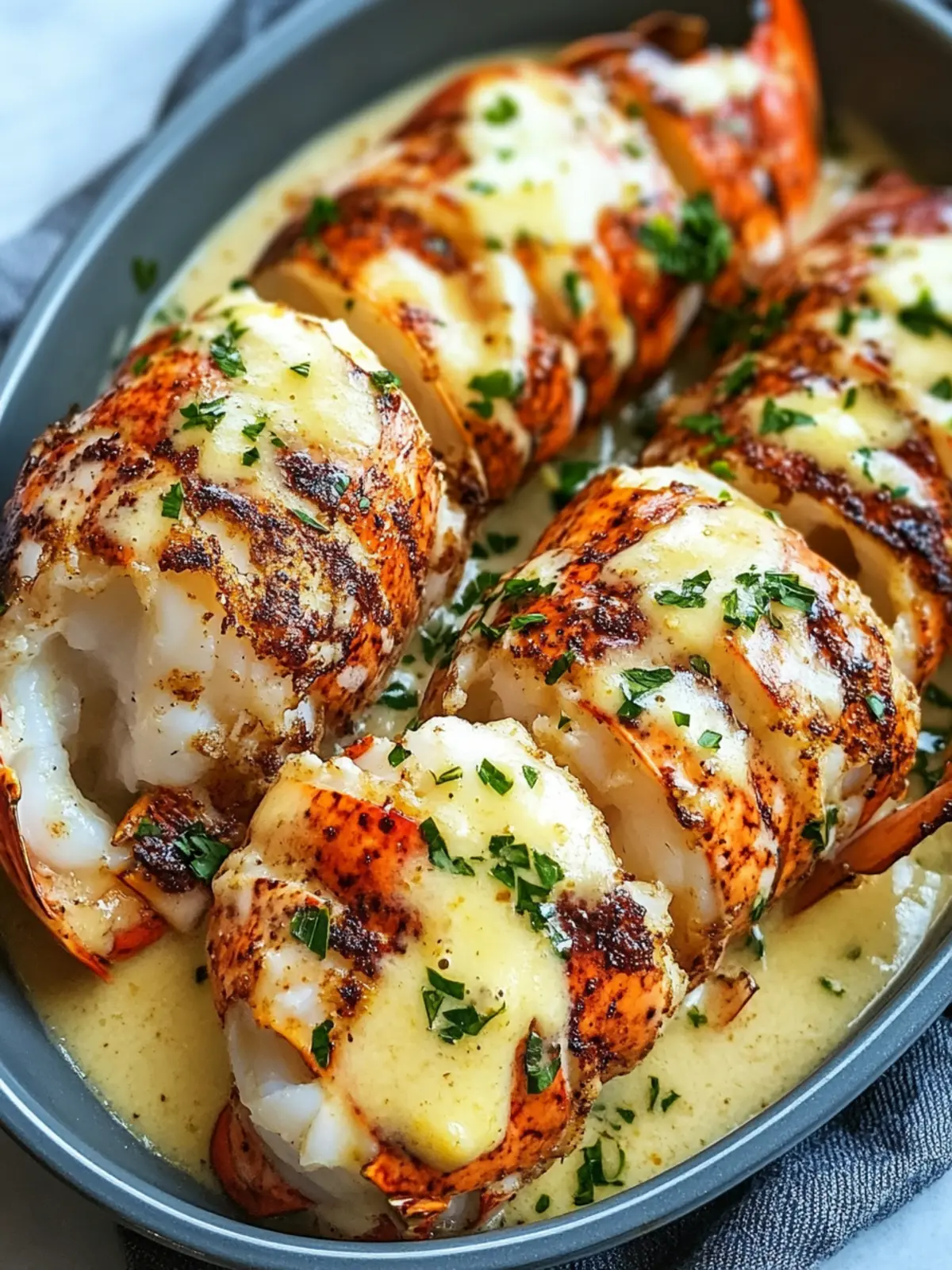 Indulgent Creamy Garlic Butter Lobster Tails for Home Chefs 4 Creamy Garlic Butter Lobster Tails