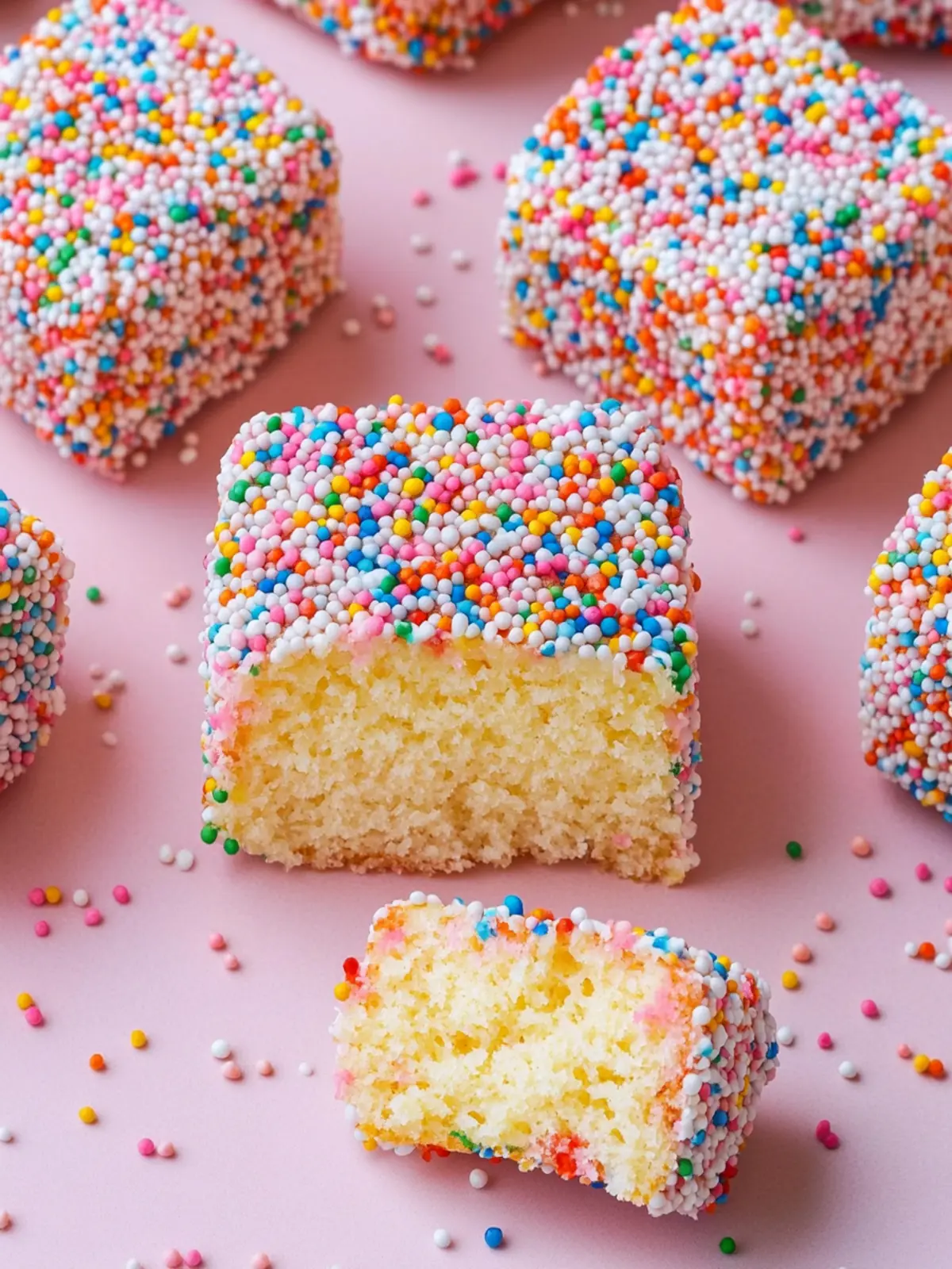 Fairy Bread Lamingtons: Joyful Aussie Treat for Any Celebration 2 Fairy Bread Lamingtons