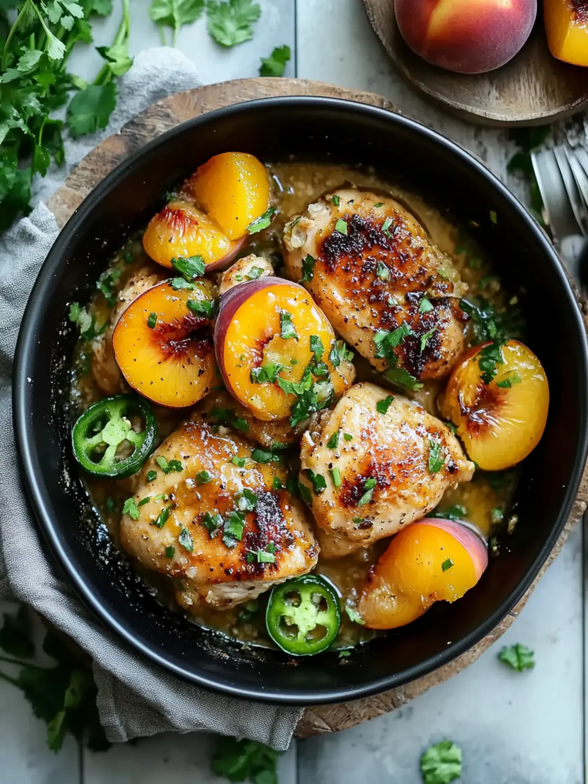 Bold Jalapeno Peach Chicken: A Sweet and Spicy Dinner Delight 3 Jalapeno Peach Chicken