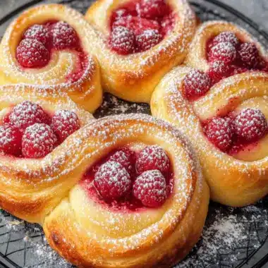 Savor This Flaky Sugar Raspberry Danish Bun Treat Today 9 Sugar Raspberry Danish Bun
