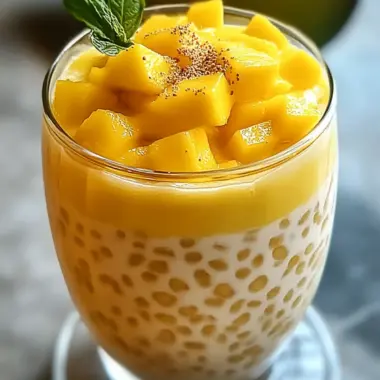Creamy Mango Sago: Your New Favorite Tropical Dessert Delight 9 Creamy Mango Sago