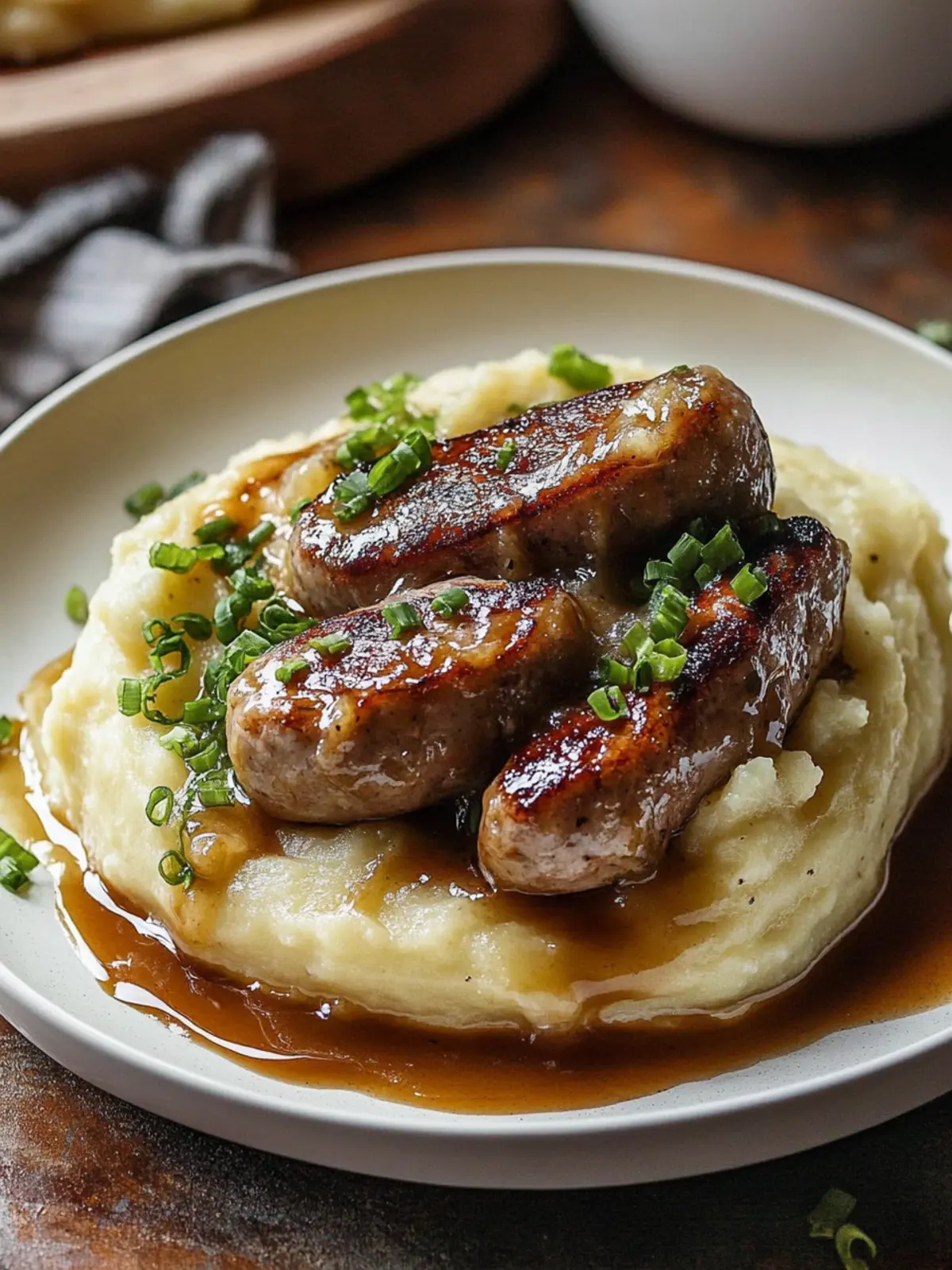 Hearty Irish Bangers and Mash with Rich Onion Gravy Magic 5 Irish Bangers and Mash