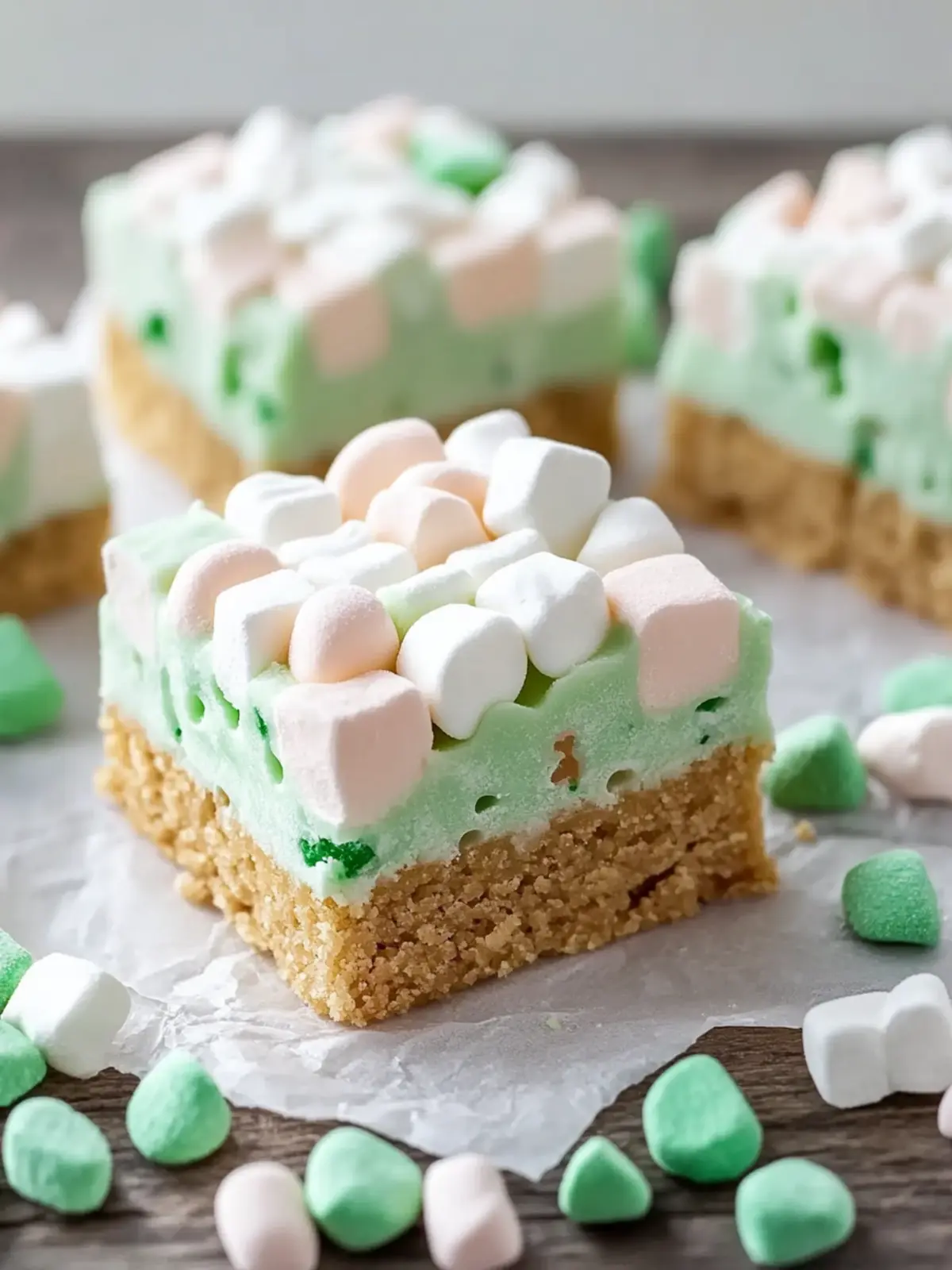 St Patrick's Mint Marshmallow Confetti Bars Recipe for Festive Fun 5 St Patrick’s Mint Marshmallow Confetti Bars Recipe