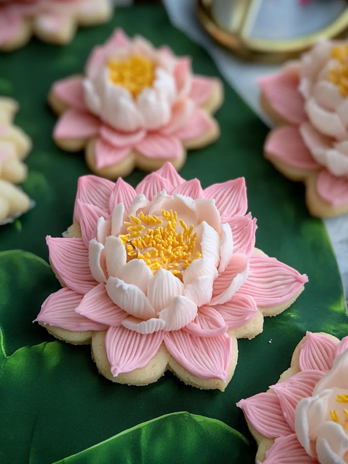 Delightful Lotus Flower Cookies Inspired by Percy Jackson 5 Lotus Flower Cookies Inspired by Percy Jackson
