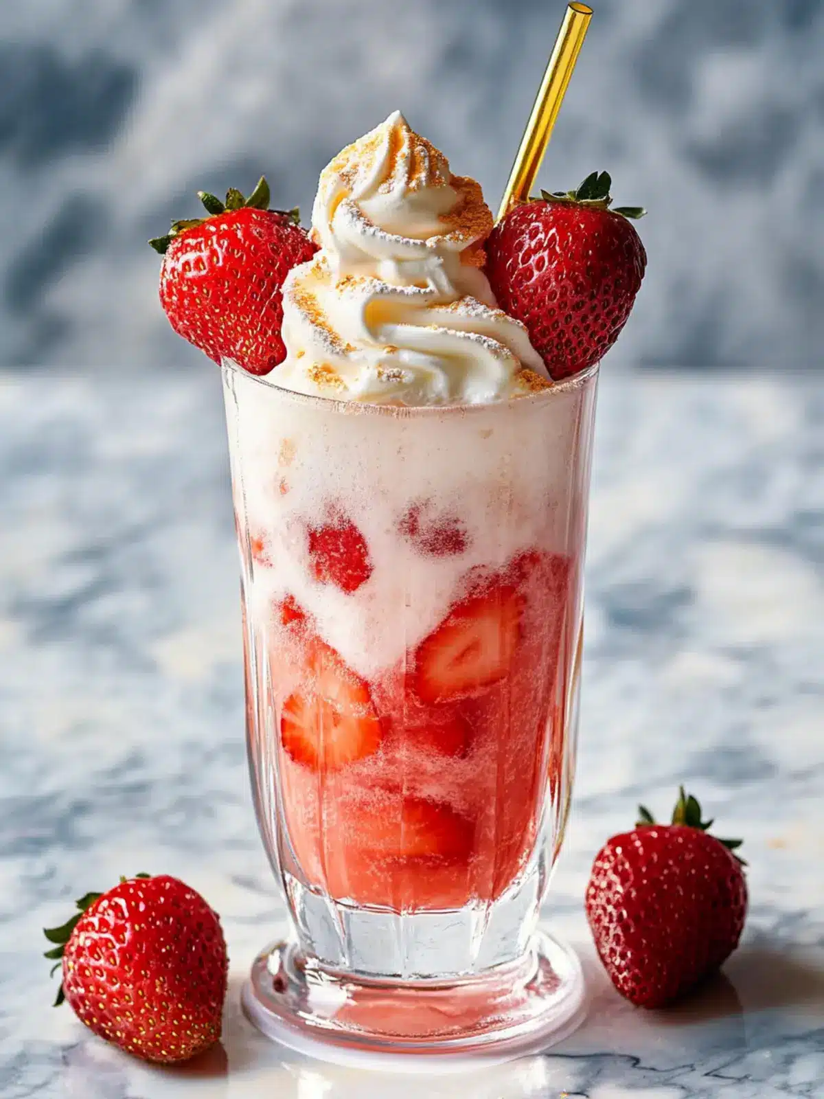 Strawberry Shortcake Dirty Soda: Your New Favorite Summer Sip 2 Strawberry Shortcake Dirty Soda