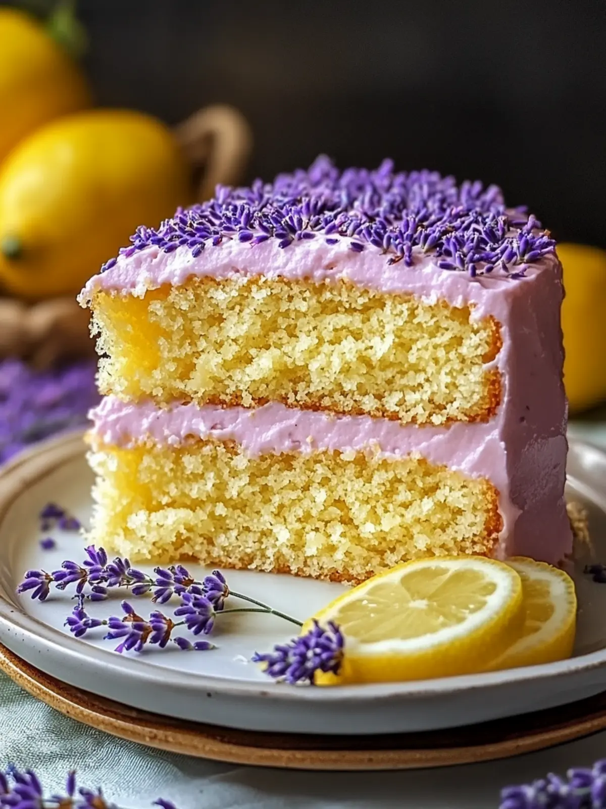 Lemon Lavender Cake: Your Must-Try Spring Delight 4 Lemon Lavender Cake