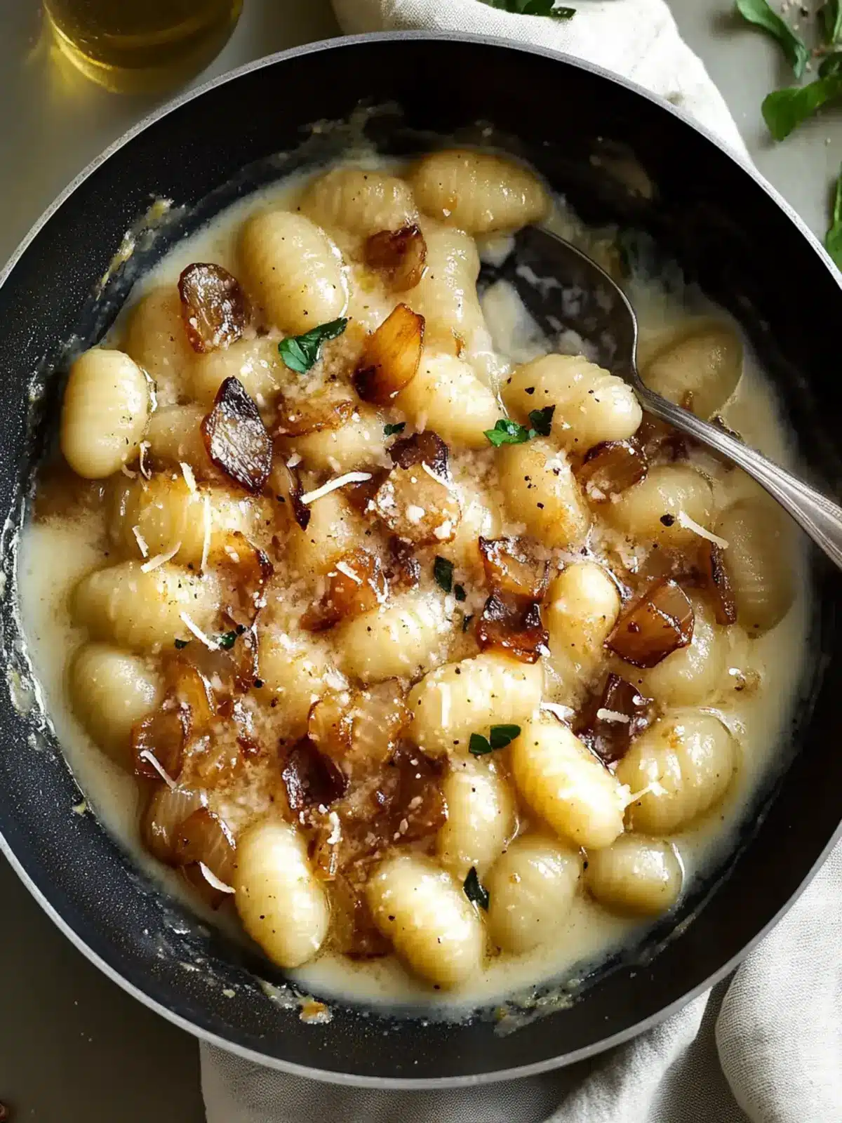 Buttery Gnocchi with Caramelized Onions and Gruyère Delight 3 Buttery Gnocchi With Caramelized Onions And Gruyère Bliss