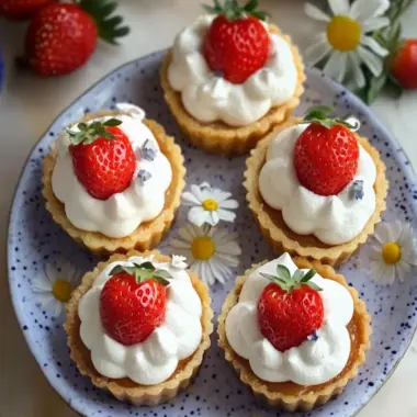 Cute Miffy Strawberry Cheesecake Tartlets You'll Love to Make 9 Miffy Strawberry Cheesecake Tartlets