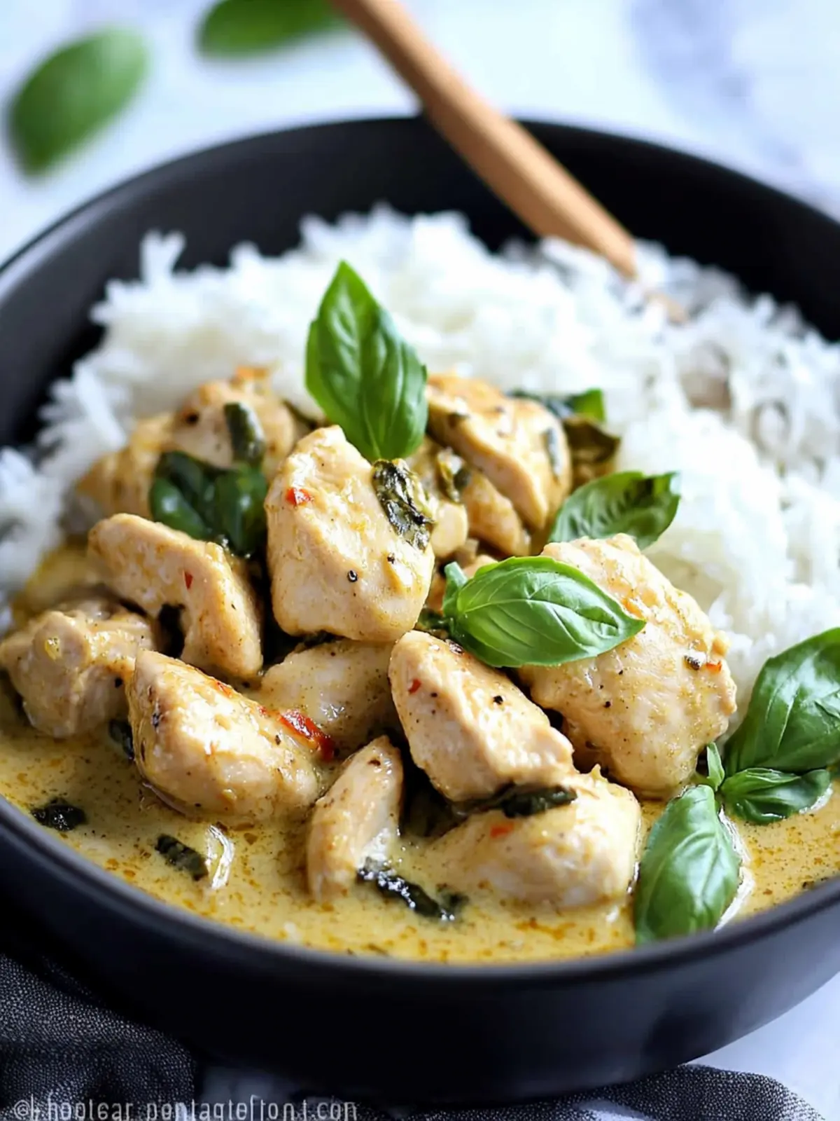 Basil Chicken with Coconut Curry Sauce for Ultimate Comfort 3 Basil Chicken with Coconut Curry Sauce