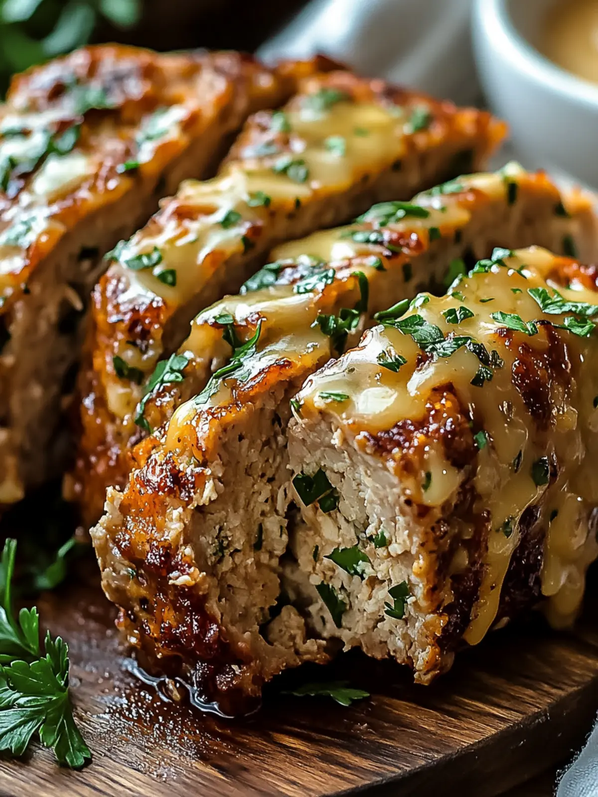 Savory Juicy Garlic Parmesan Chicken Meatloaf Everyone Will Love 4 Juicy Garlic Parmesan Chicken Meatloaf