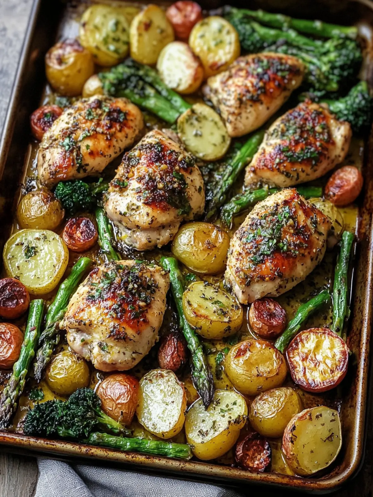 Sheet Pan Garlic Butter Chicken and Veggies for Effortless Dinners 5 Sheet Pan Garlic Butter Chicken and Veggies