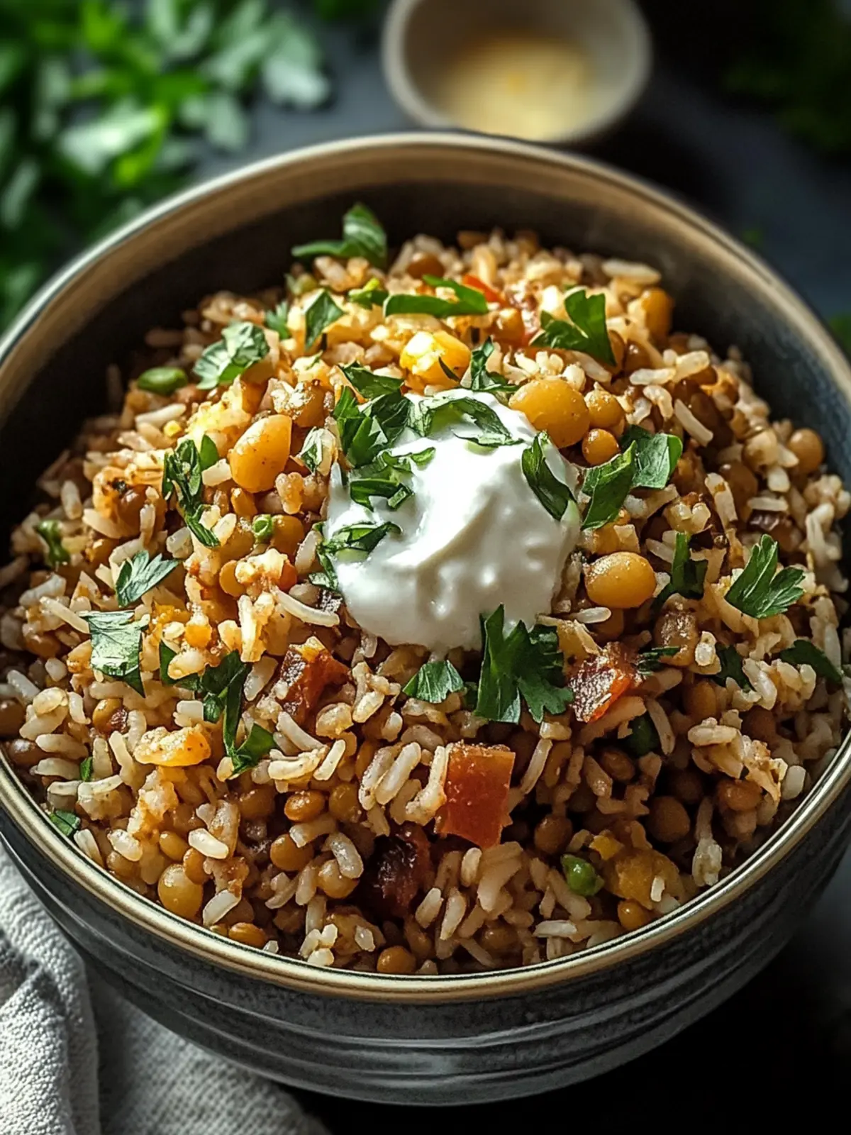 Mujadara Magic: Hearty Lentil Rice for Cozy Weeknight Dinners 2 Mujadara Magic: Wholesome Lentil Rice for Cozy Nights