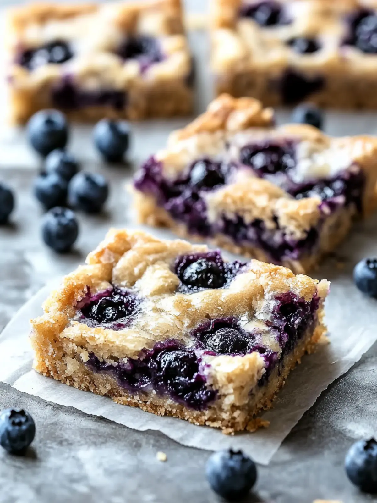 Delicious Blueberry Soft Baked Bars for Guilt-Free Snacking 4 Delicious Blueberry Soft Baked Bars