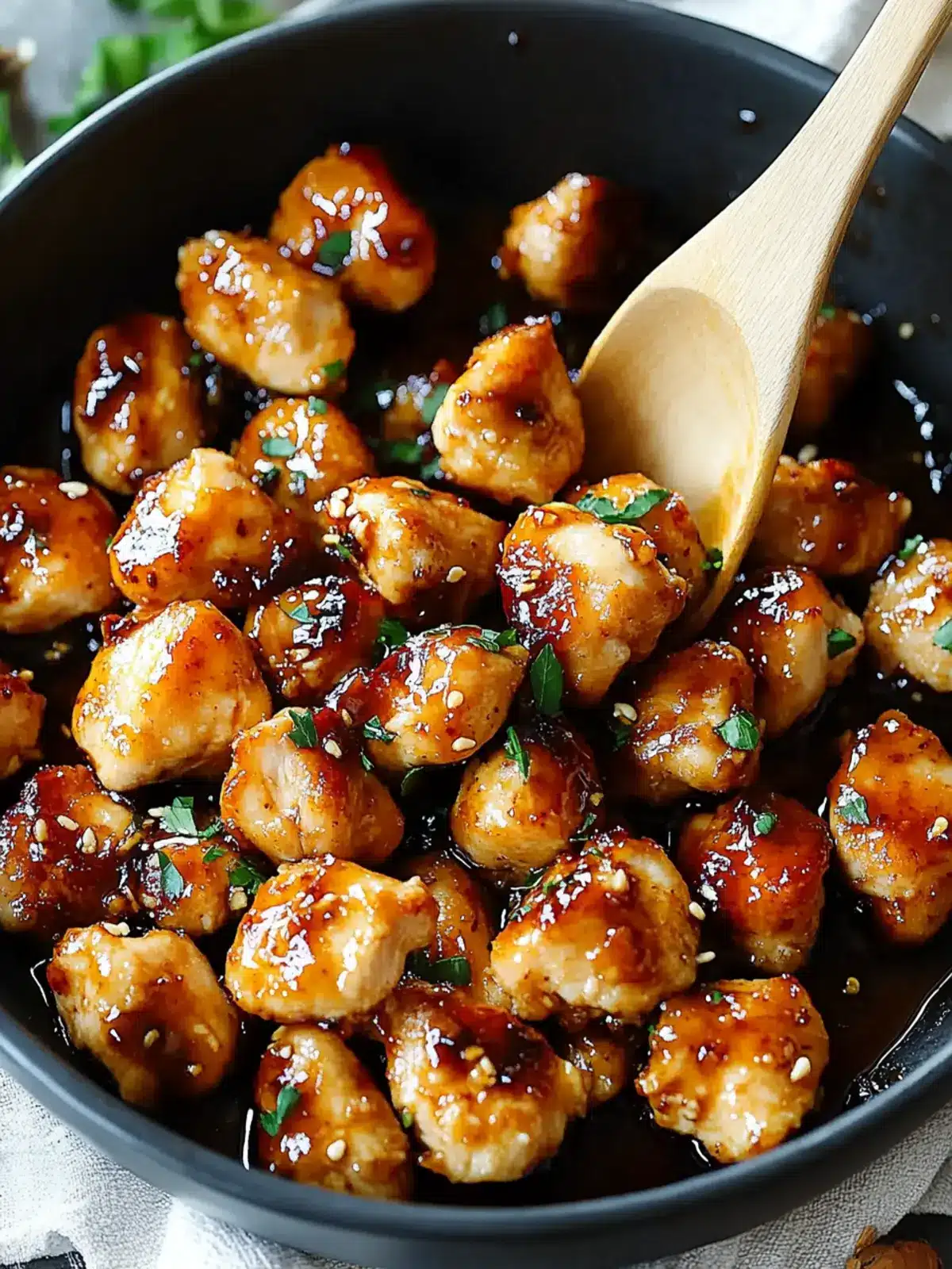 Honey Garlic Chicken Bites – Quick, Sticky, Family Favorite 3 Honey Garlic Chicken Bites