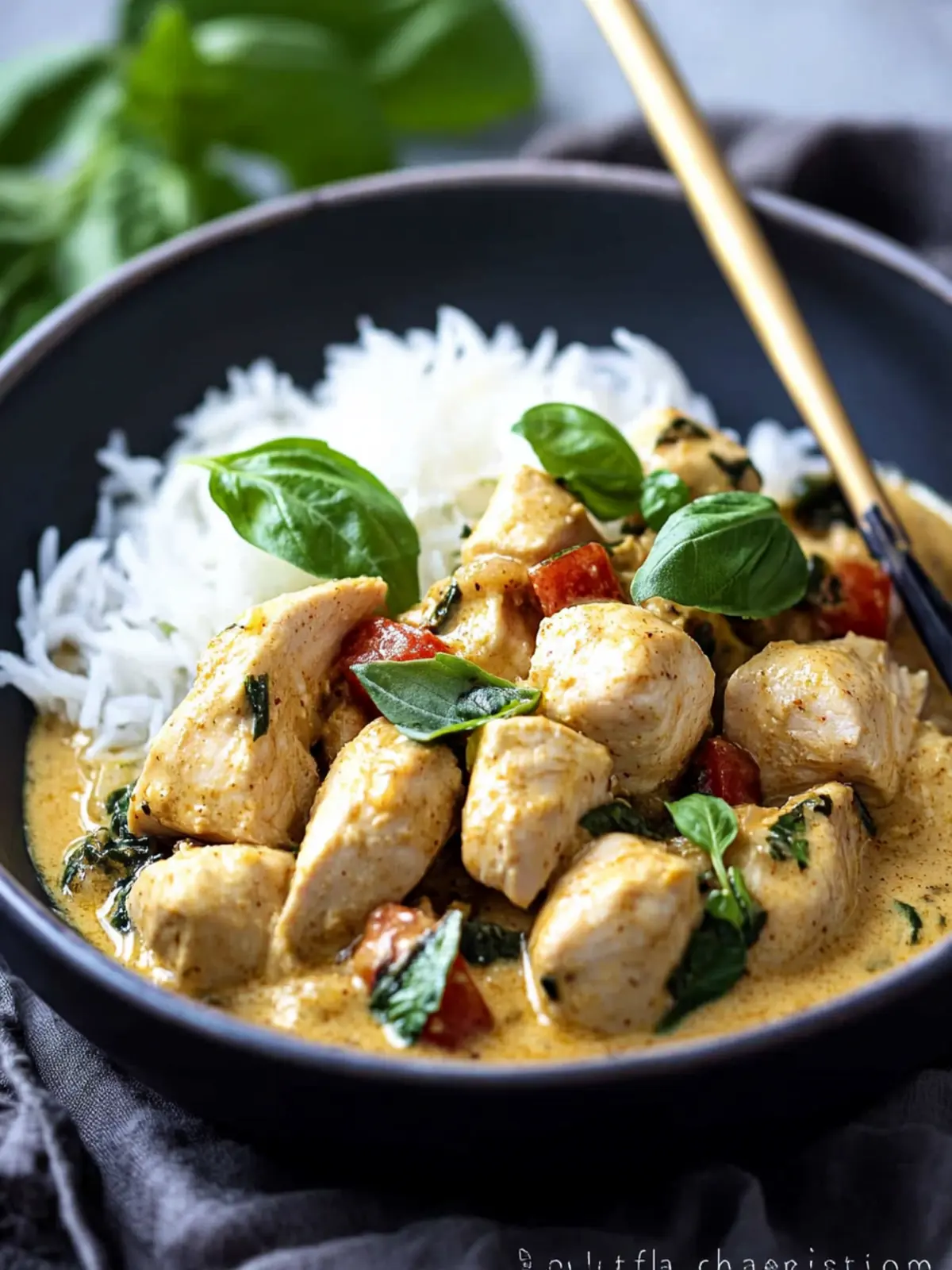Basil Chicken with Coconut Curry Sauce for Ultimate Comfort 5 Basil Chicken with Coconut Curry Sauce