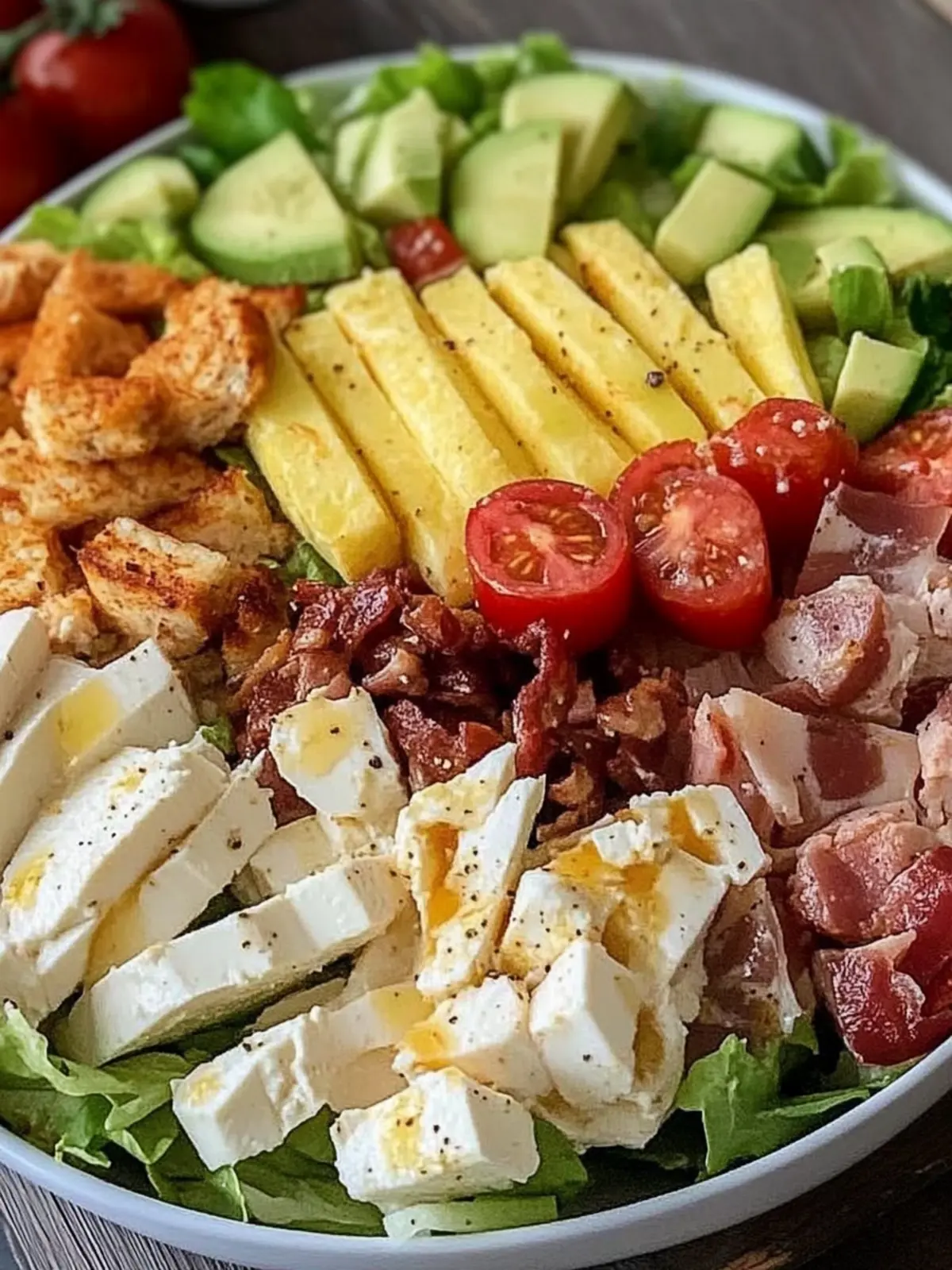 Air Fryer Brown Derby Cobb Salad: Quick, Fresh & Flavorful 5 Air Fryer Brown Derby Cobb Salad