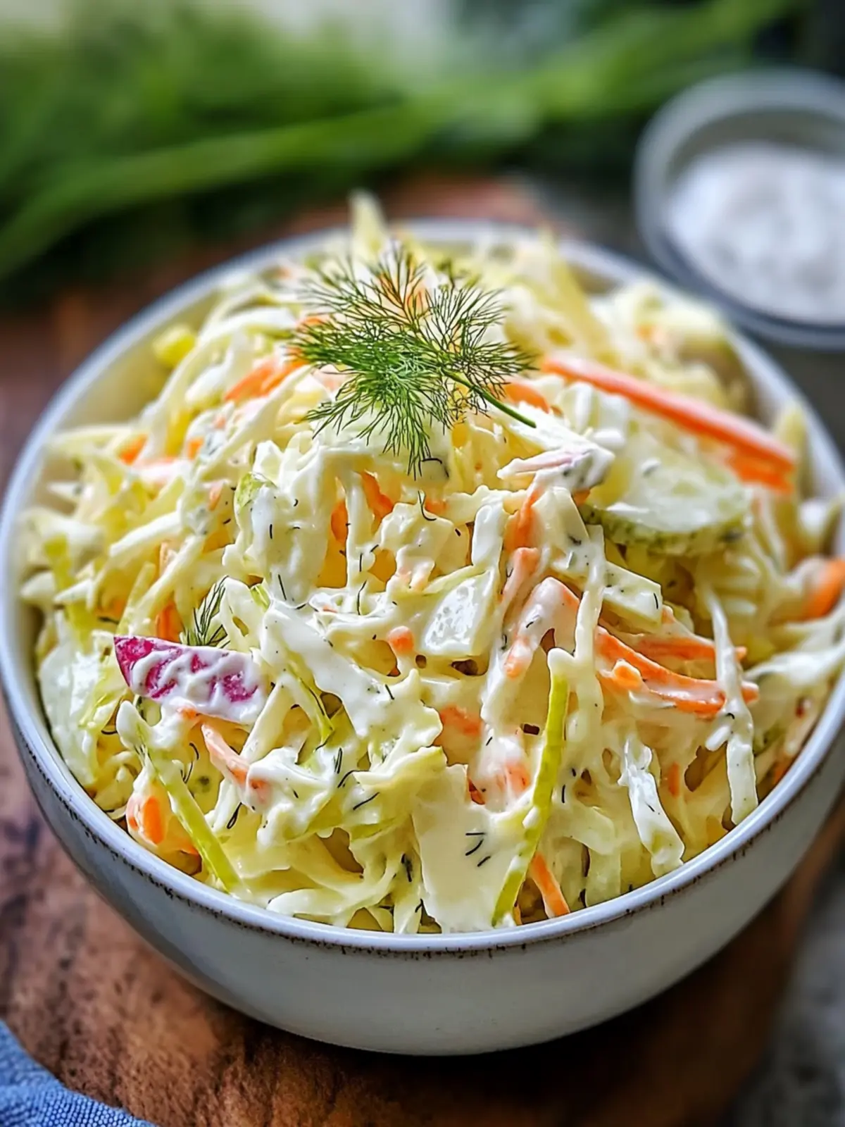 Creamy Dill Pickle Coleslaw: A Crunchy Twist on Tradition 5 Creamy Dill Pickle Coleslaw