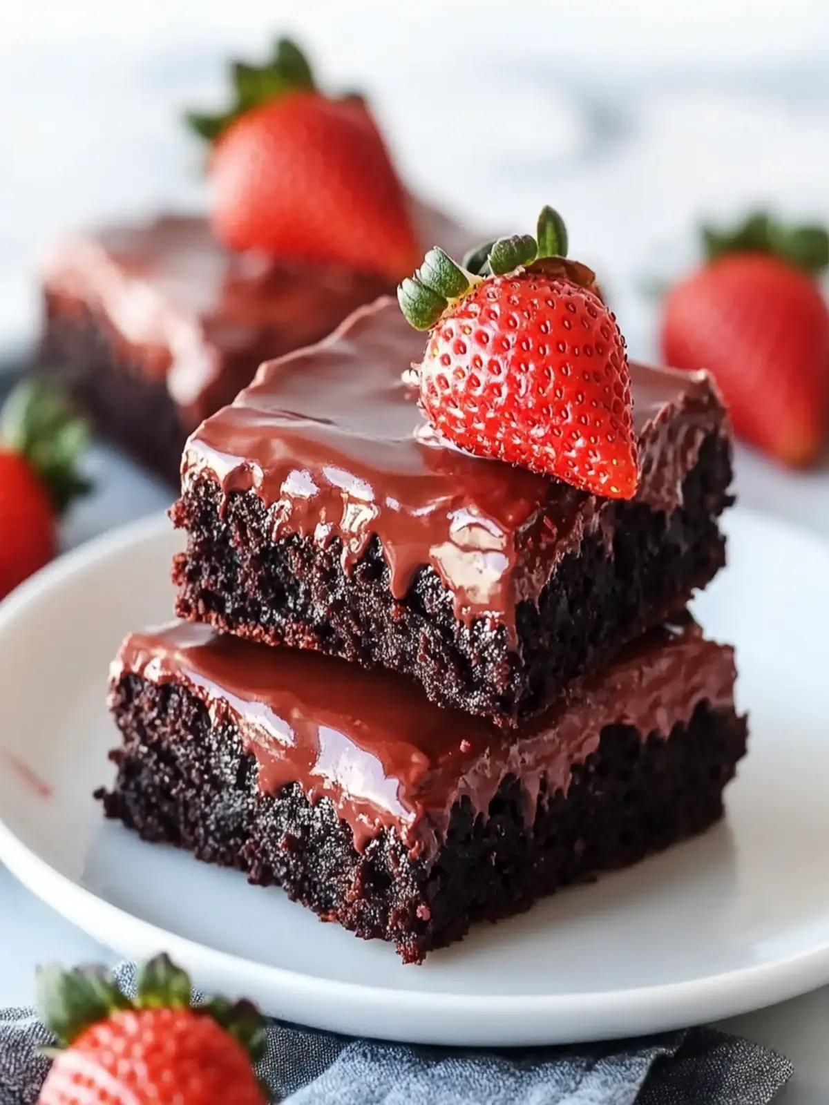 Chocolate Covered Strawberry Brownies: A Decadent Delight 3 Chocolate Covered Strawberry Brownies: Irresistibly Decadent Delight