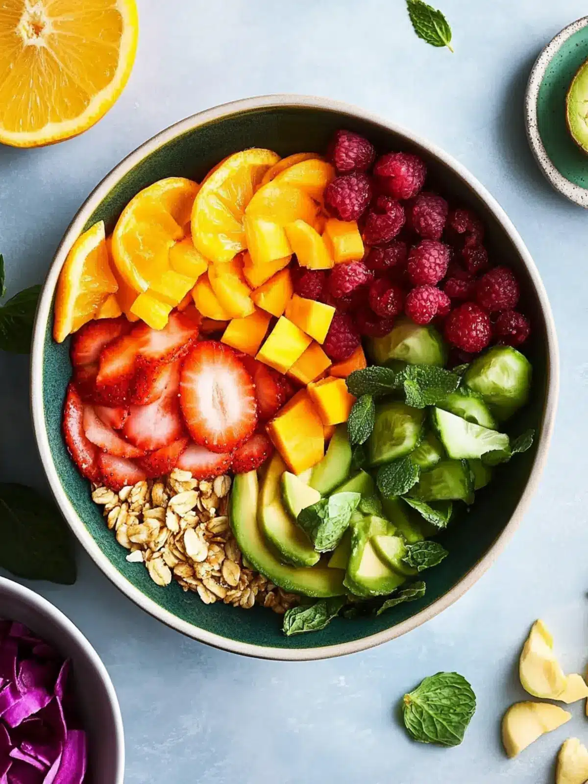 Vibrant Rainbow Bowl with Creamy Tahini Delight 3 Rainbow Bowl