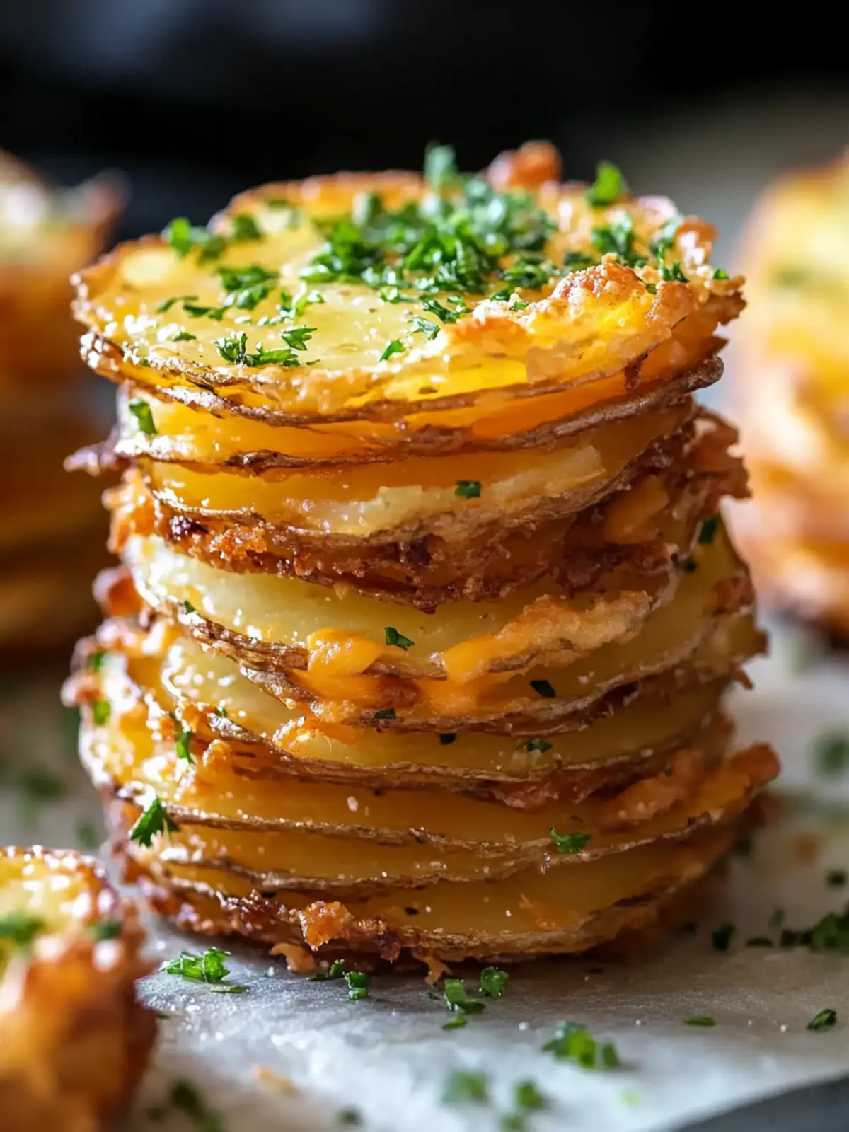 Irresistible Crispy Cheesy Potato Stacks for Ultimate Comfort 3 Irresistible Crispy Cheesy Potato Stacks