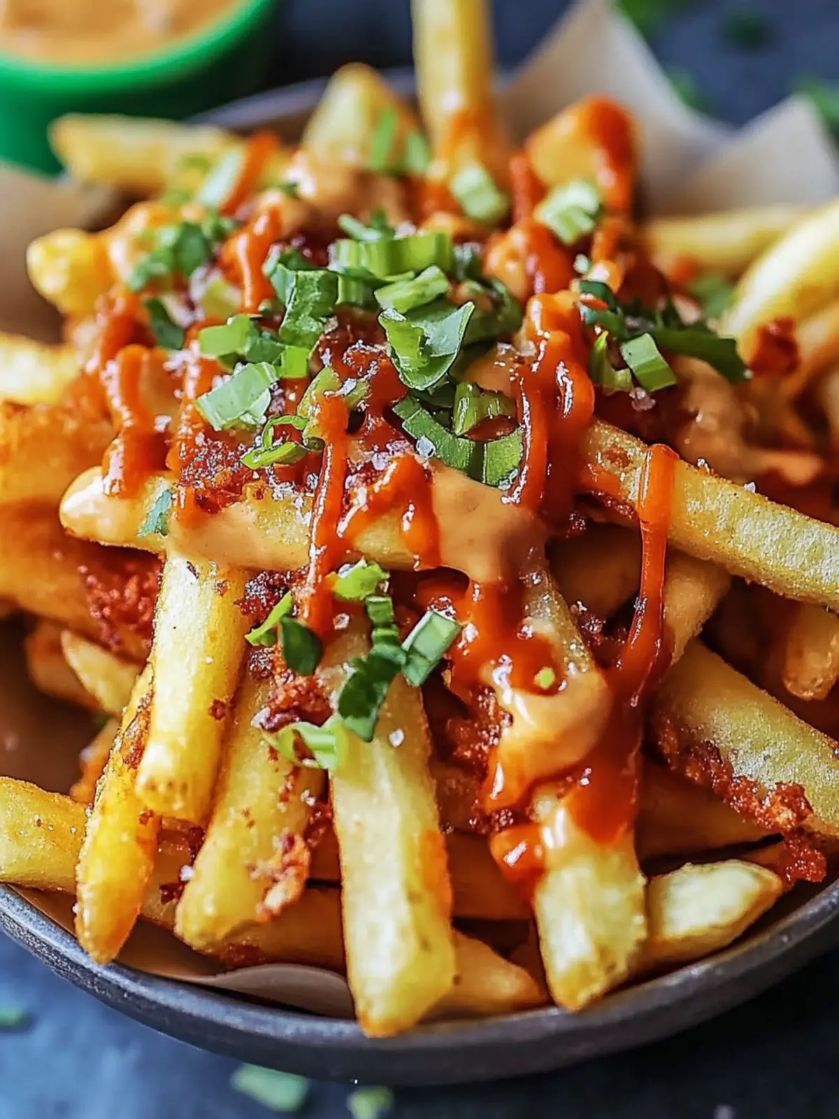 Loaded Sriracha Fries: Your New Favorite Spicy Snack 2 Loaded Sriracha Fries