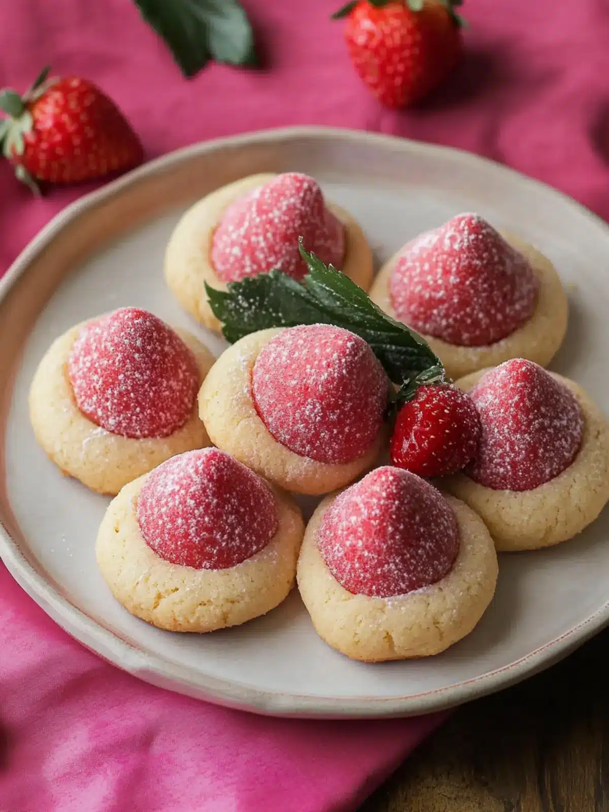Strawberry Kiss Cookies: Soft, Sweet Delights to Share 5 Strawberry Kiss Cookies